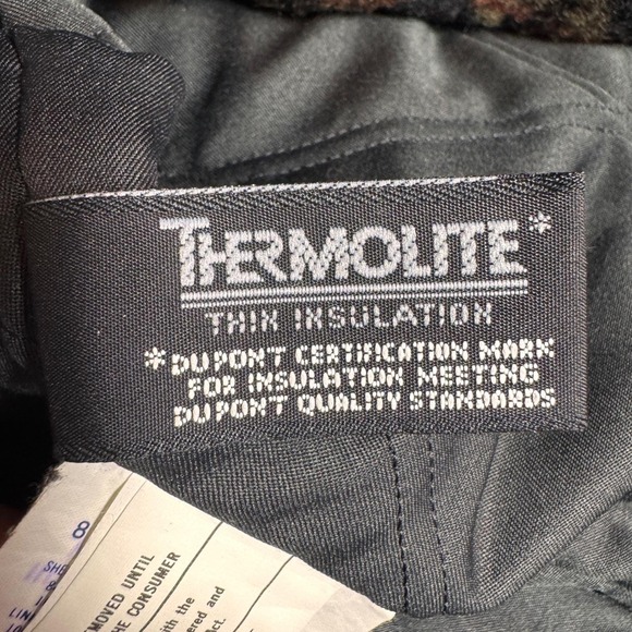 Woolrich Mens Vintage Southwestern Wool Leather Sleeve Bomber Jacket Brown 8715 - Picture 5 of 12